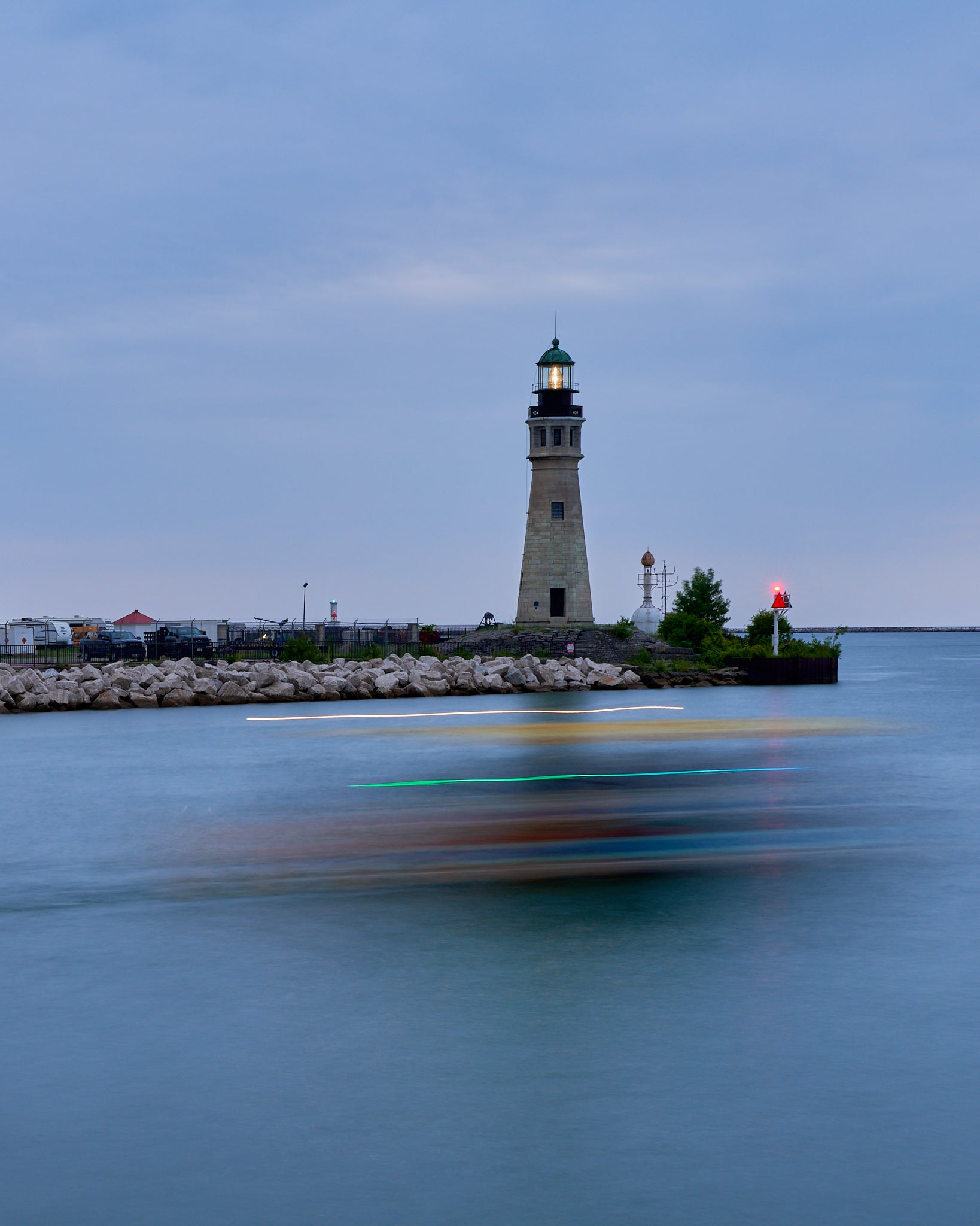 Long Exposure Buffalo Lighthouse