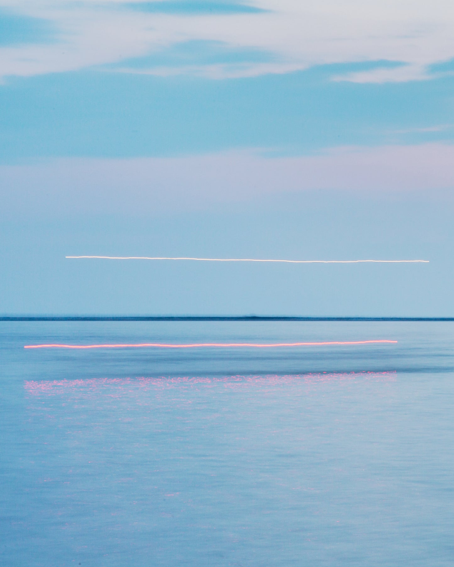 Long Exposure Sailboat at Twilight